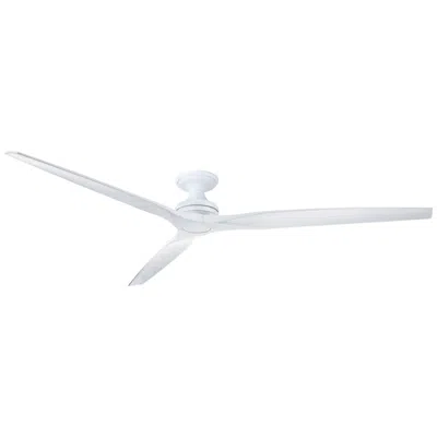 Fanimation Spitfire Dc Custom - 84 Inch Flush - Mw With Ww Blades