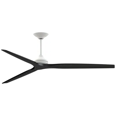 Fanimation Spitfire Dc Custom - 84 Inch - Mw With Bl Blades