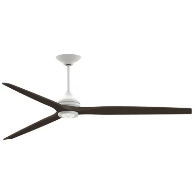 Fanimation Spitfire Dc Custom - 84 Inch - Mw With Dwa Blades And Mw Led Lk