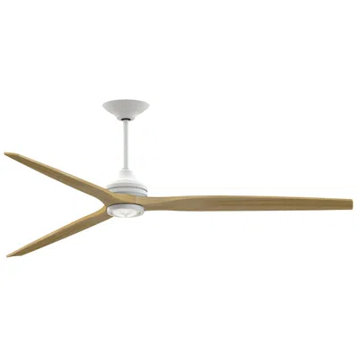 Fanimation Spitfire Dc Custom - 84 Inch - Mw With N Blades And Mw Led Lk