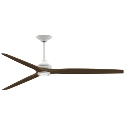 Fanimation Spitfire Dc Custom - 84 Inch - Mw With Wk Blades And Mw Led Lk