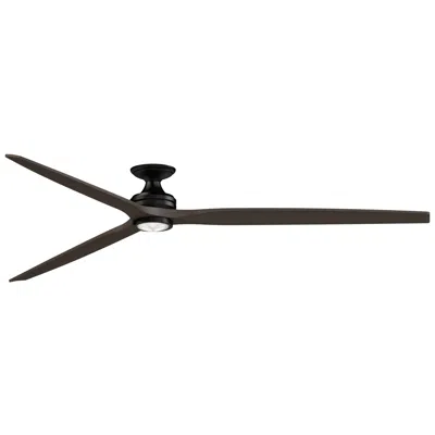 Fanimation Spitfire Dc Custom 96" Flush - Bl W/ Dwa Blades & Light Kit