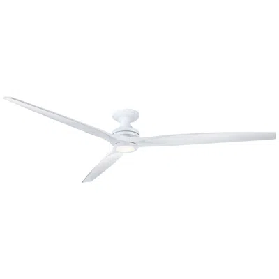 Fanimation Spitfire Dc Custom - 96" Flush - Bn With Bl Blades, Light Kit