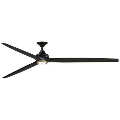 Fanimation Spitfire Dc Custom - 96 Inch - Bl With Bl Blades And Bs Led Lk