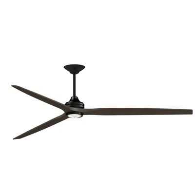 Fanimation Spitfire Dc Custom - 96 Inch - Bl With Dwa Blades And Bl Led Lk
