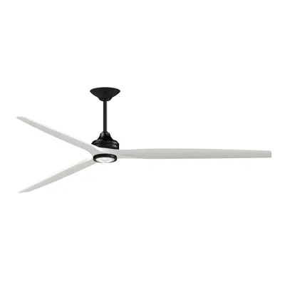 Fanimation Spitfire Dc Custom - 96 Inch - Bl With Mw Blades And Bl Led Lk