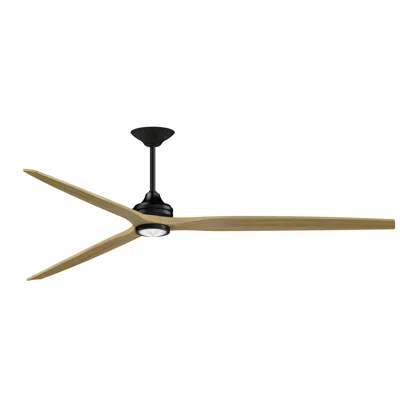 Fanimation Spitfire Dc Custom - 96 Inch - Bl With N Blades And Bl Led Lk