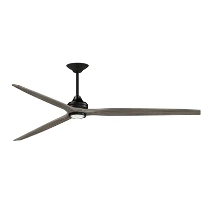 Fanimation Spitfire Dc Custom - 96 Inch - Bl With We Blades And Bl Led Lk