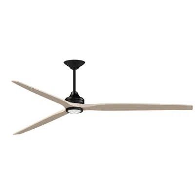 Fanimation Spitfire Dc Custom - 96 Inch - Bl With Ww Blades And Bl Led Lk