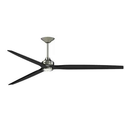 Fanimation Spitfire Dc Custom - 96 Inch - Bn With Bl Blades And Bn Led Lk