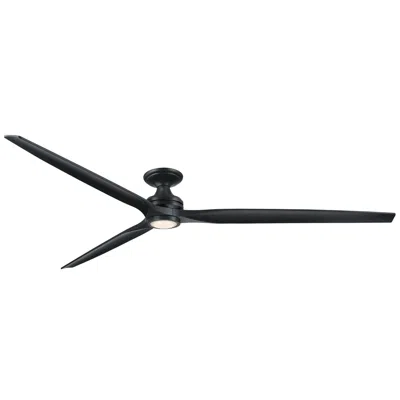 Fanimation Spitfire Dc Custom 96 Inch Flush - Bl W/ Bl Blades, Light Kit