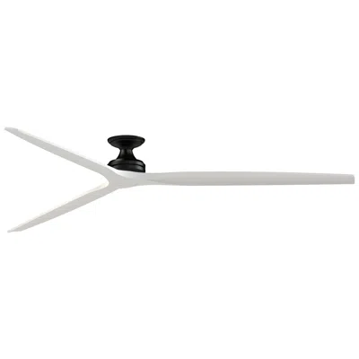 Fanimation Spitfire Dc Custom - 96 Inch Flush - Bl With Mw Blades