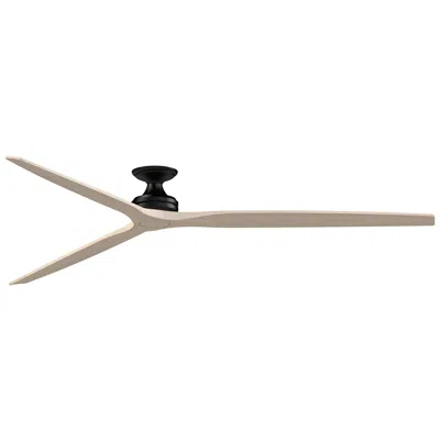 Fanimation Spitfire Dc Custom - 96 Inch Flush - Bl With Ww Blades