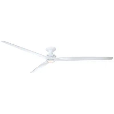 Fanimation Spitfire Dc Custom - 96 Inch Flush - Mw W/ Mw Blades & Mw Led Lk