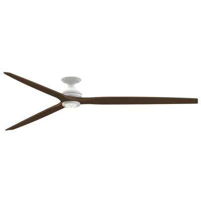 Fanimation Spitfire Dc Custom 96 Inch Flush - Mw W/ Wk Blades, Mw Led Lk