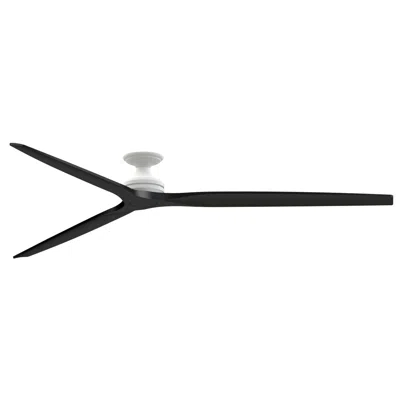 Fanimation Spitfire Dc Custom - 96 Inch Flush - Mw With Bl Blades
