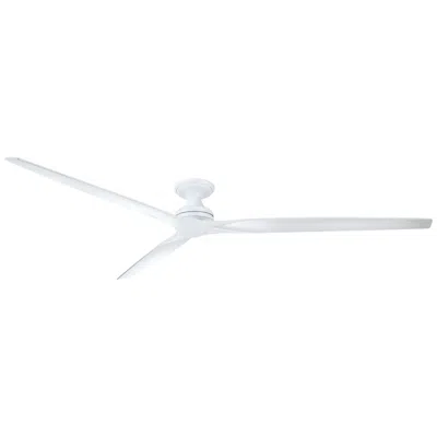 Fanimation Spitfire Dc Custom - 96 Inch Flush - Mw With Mw Blades
