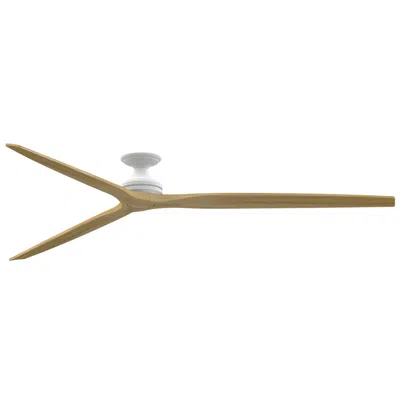 Fanimation Spitfire Dc Custom - 96 Inch Flush - Mw With N Blades