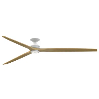 Fanimation Spitfire Dc Custom 96 Inch Flush - Mw With N Blades & Mw Led Lk
