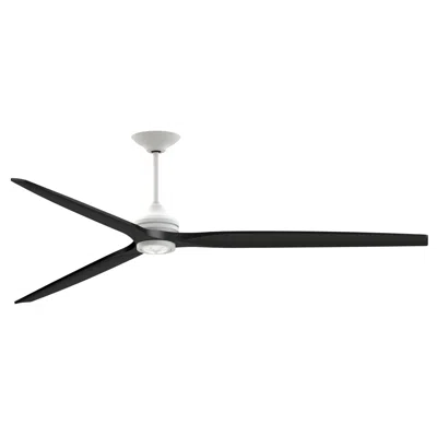 Fanimation Spitfire Dc Custom - 96 Inch - Mw With Bl Blades And Mw Led Lk