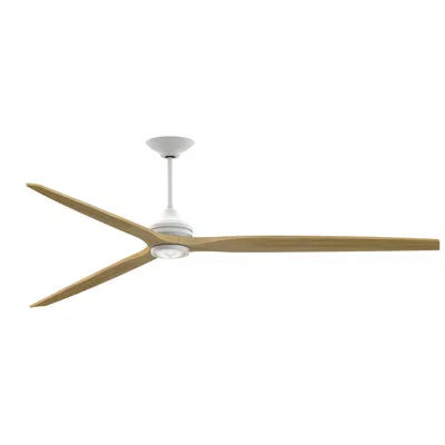 Fanimation Spitfire Dc Custom - 96 Inch - Mw With N Blades And Mw Led Lk