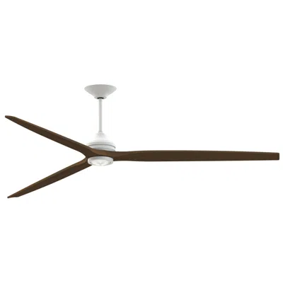 Fanimation Spitfire Dc Custom - 96 Inch - Mw With Wk Blades And Mw Led Lk