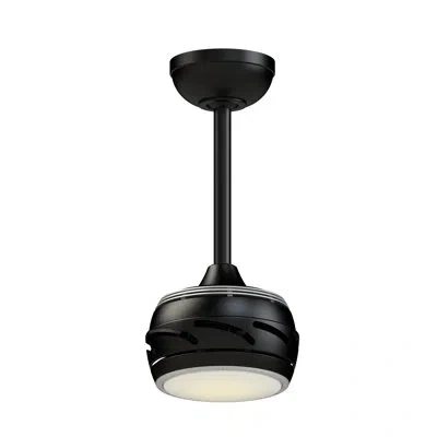 Fanimation Stellar 96 Inch Outdoor Ceiling Fan Motor With Led Cct Select Light And Remote Control - (motor Only In Black