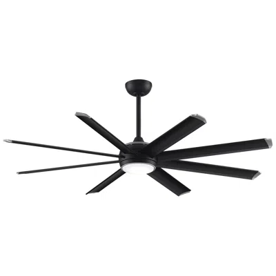 Fanimation Stellar Black Led Outdoor Dc Fan
