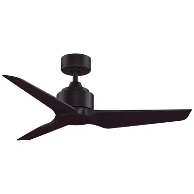 Fanimation Triaire Custom 44 In In/out Smart Fan - Dark Bronze W/ Dark Walnut Blades In Brown