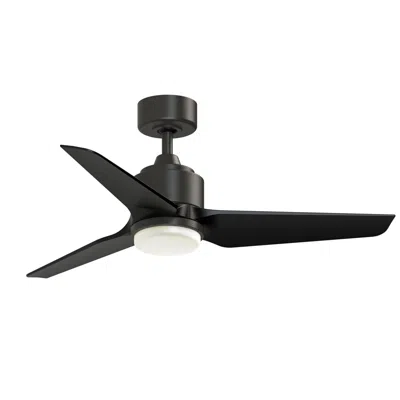 Fanimation Triaire Custom - 44 Inch - Dzw With Blw Blades And Led Lk