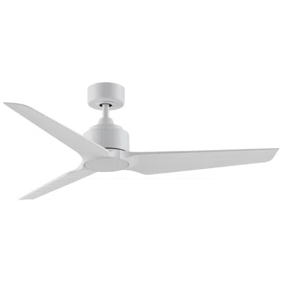 Fanimation Triaire Custom - 52 Inch - Matte White With Matte White Blades