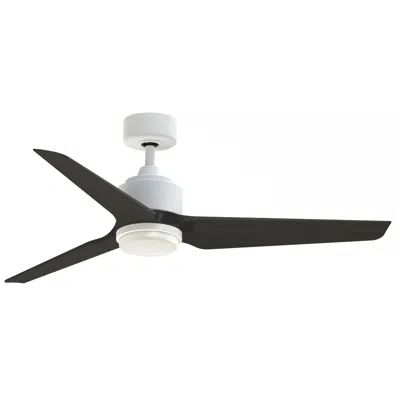 Fanimation Triaire Custom - 52 Inch - Mww With Dwaw Blades And Led Lk