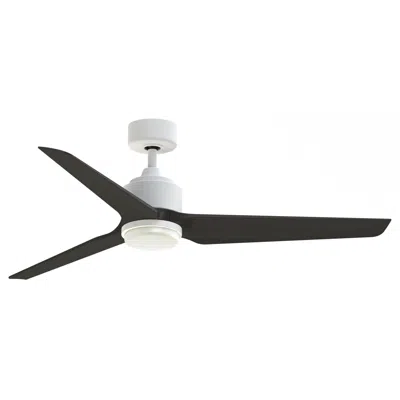 Fanimation Triaire Custom - 56 Inch - Mww With Dwaw Blades And Led Lk