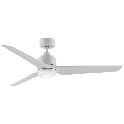 Fanimation Triaire Custom - 56 Inch - Mww With Mww Blades And Led Lk