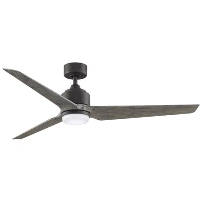 Fanimation Triaire Custom - 60 Inch - Grw With Wew Blades And Led Lk