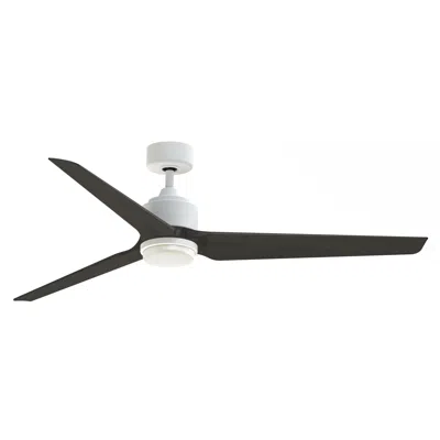 Fanimation Triaire Custom - 64 Inch - Mww With Dwaw Blades And Led Lk