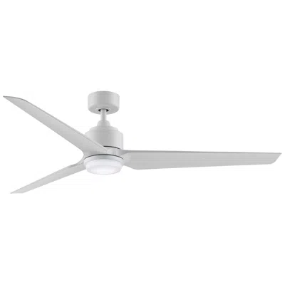 Fanimation Triaire Custom - 64 Inch - Mww With Mww Blades And Led Lk