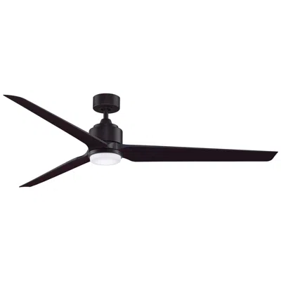 Fanimation Triaire Custom - 72 Inch - Dzw With Dwaw Blades And Led Lk