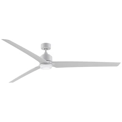 Fanimation Triaire Custom - 84 Inch - Mww With Mww Blades And Led Lk