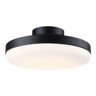 Fanimation Triaire Custom Ceiling Fan 12 Inch Correlated Color Temperature (cct) Select Led Light Kit In Matte Black