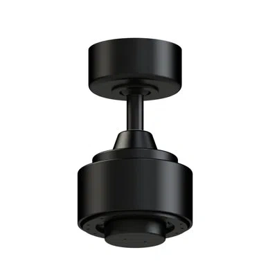 Fanimation Triaire Custom Indoor/outdoor Smart Ceiling Fan Dc Motor With Remote Control - (motor Only) In Black