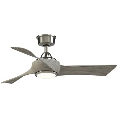 Fanimation Wrap Custom - 44 Inch - Bn With We Blades And Led Lk