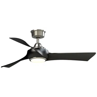 Fanimation Wrap Custom - 48 Inch - Bn With Bl Blades And Led Lk