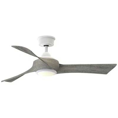 Fanimation Wrap Custom - 48 Inch - Mw With We Blades And Led Lk