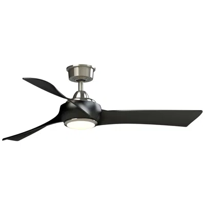 Fanimation Wrap Custom - 52 Inch - Bn With Bl Blades And Led Lk