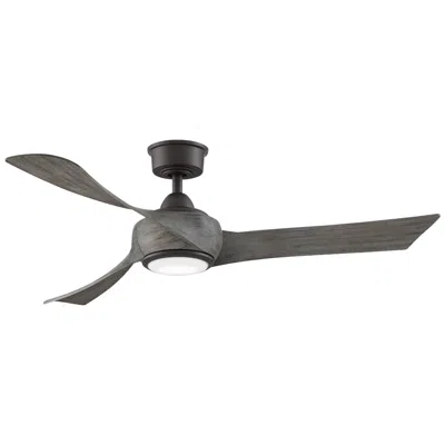 Fanimation Wrap Custom - 52 Inch - Gr With We Blades And Led Lk