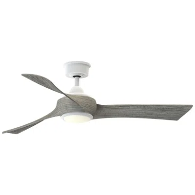 Fanimation Wrap Custom - 52 Inch - Mw With We Blades And Led Lk