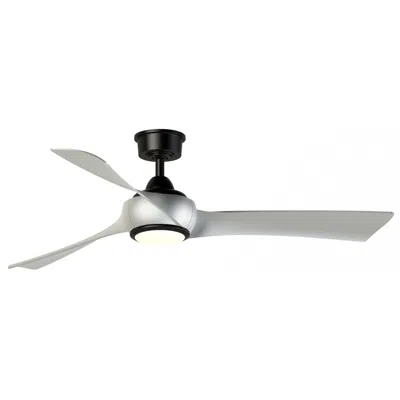 Fanimation Wrap Custom - 56 Inch - Bl With Bn Blades And Led Lk