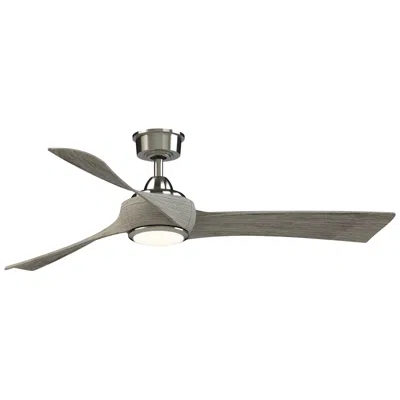 Fanimation Wrap Custom - 56 Inch - Bn With We Blades And Led Lk