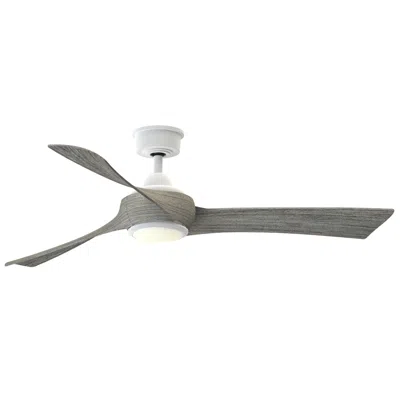 Fanimation Wrap Custom - 56 Inch - Mw With We Blades And Led Lk